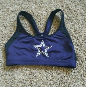 Cowboys shorts bra